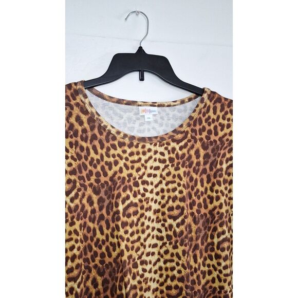 A LulaRoe Women's Plus Sized Maxi Dress Leopard Print Cocktail Party Casual 2X - Picture 3 of 10